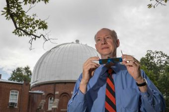 Prof. Ed Murphy at the McCormick Observatory